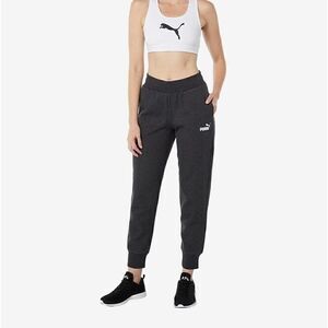 Puma Essential Sweatpants in Dark Gray Heather/Puma White XL Brand New with tag